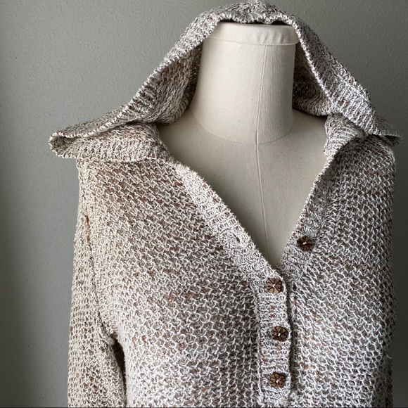 Free People ‘Sail Away Henley Sweater’ Pullover - Picture 5 of 7